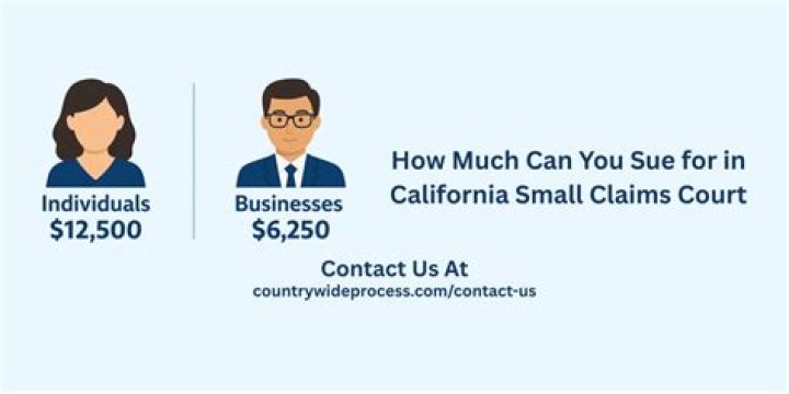 Can you sue a small company?